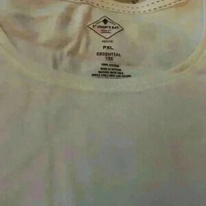 Ladies StJohns Bay capped sleeve tee shirt sz PXL